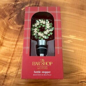 The Bar Shop by Ciroa Christmas Holiday Rhinestone Bottle Stopper.
